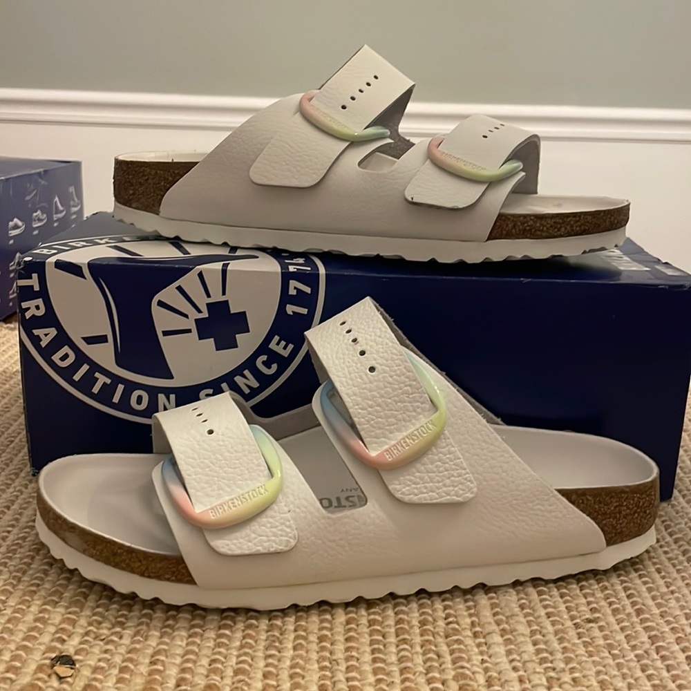 Birkenstock Arizona Big Buckle White